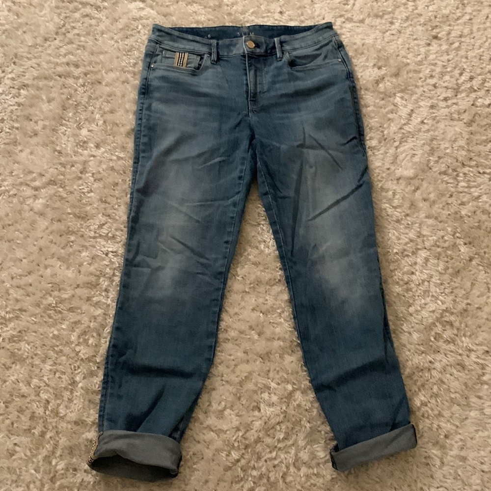 White House Black Market Women's Blue Denim Jeans